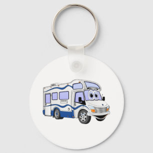 Chaveiro Campista Azul de Cartoon