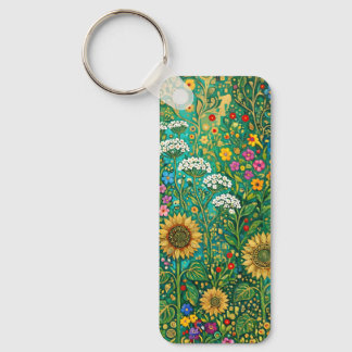 Chaveiro Campo de Girassóis de Klimt