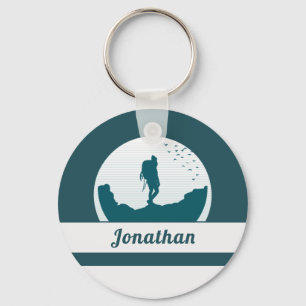 Chaveiro Campo de Hiperligação Retroativo Paisagem Person