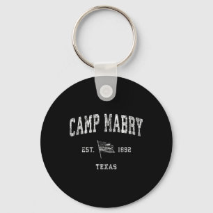 Chaveiro Campo Mabry Texas Tx Vintage USA Flag Sports Tee