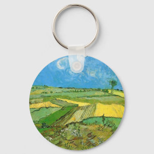Chaveiro Campos de Trigo de Van Gogh em Auvers Sob o Céu Nu