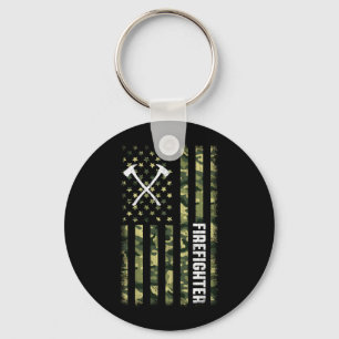 Chaveiro Camuflagem Americana Bandeira EUA Patriótica Mascu