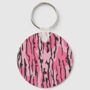 Chaveiro Camuflagem Bottom Lands Rosa para Mulheres e Menin