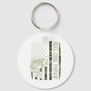 Chaveiro Camuflagem de Bandeira Americana Papaw Muito Legal