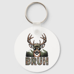 Chaveiro Camuflagem de Caça de Veado Camuflado Bruh Alce Ma