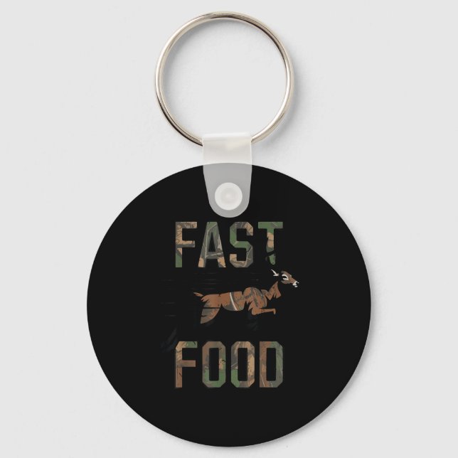 Chaveiro Camuflagem de comida rápida Caça ao veado Jovens M (Frente)