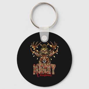 Chaveiro Camuflagem de Natal para Caça ao Veado Reno &a
