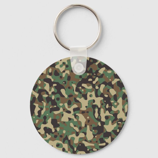 Chaveiro Camuflagem do exército (Frente)