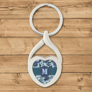 Chaveiro camuflagem do marinho