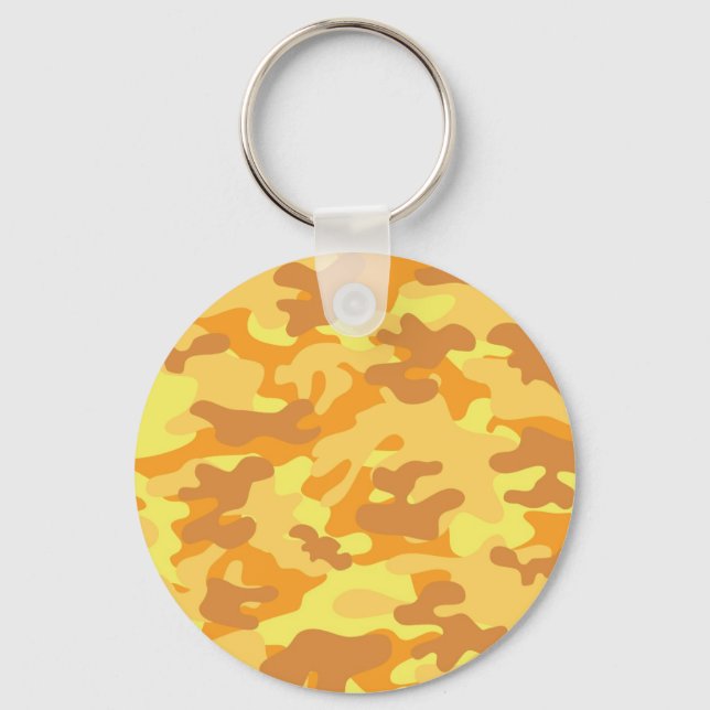 Chaveiro Camuflagem Dourada (Frente)