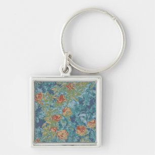 Chaveiro Camuflagem e flores