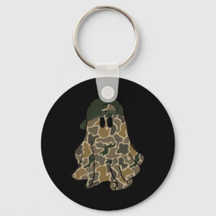 Chaveiro Camuflagem engraçada de Halloween Camo Fantasma Ol