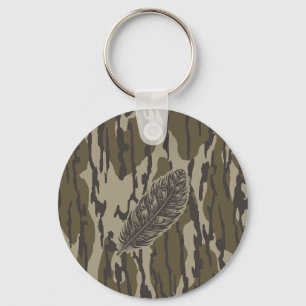 Chaveiro Camuflagem Florestal de Camo de Penas Bottomland T