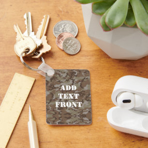 Chaveiro Camuflagem Militar do Deserto da Madeira