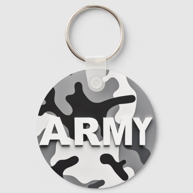 Chaveiro Camuflagem Urbana Militar (Frente)