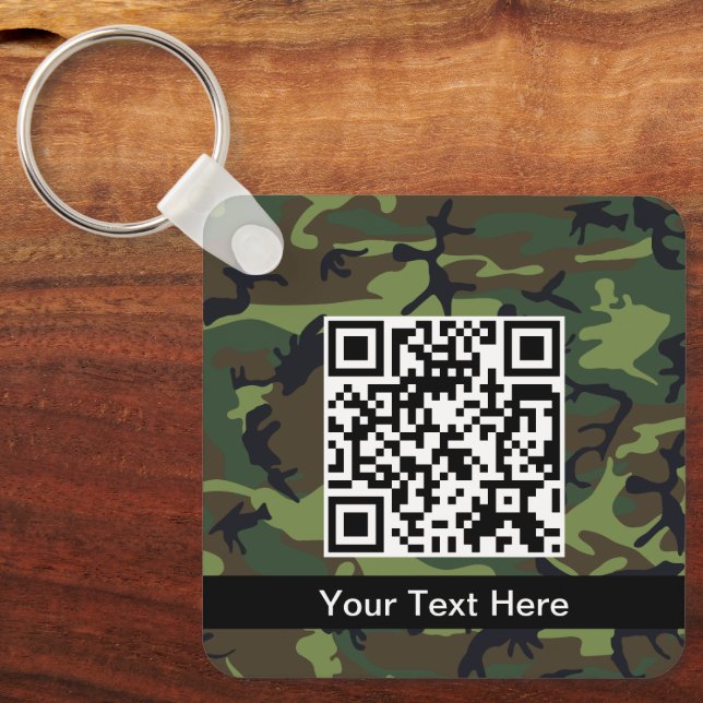 Chaveiro Camuflagem Verde, Camuflagem, Militar, Exército (Frente)