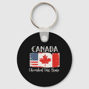 Chaveiro Canadá 51rua State Trump Canadá Estado americano F