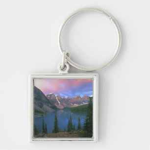 Chaveiro Canadá, Alberta, Lago Moraine ao Amanhecer, Banff