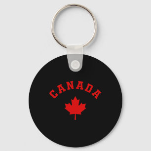 Chaveiro Canadá Bandeira Canadense Logotipo da Folha de Bor
