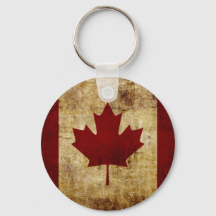 Chaveiro Canadá / bandeira desgastada