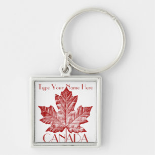 Chaveiro Canadá - Cadeia-chave Personalizada Canadá Sinal