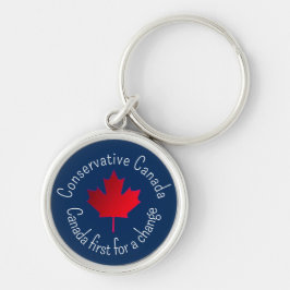Chaveiro Canadá Conservador. Canadá primeiro para uma mudan