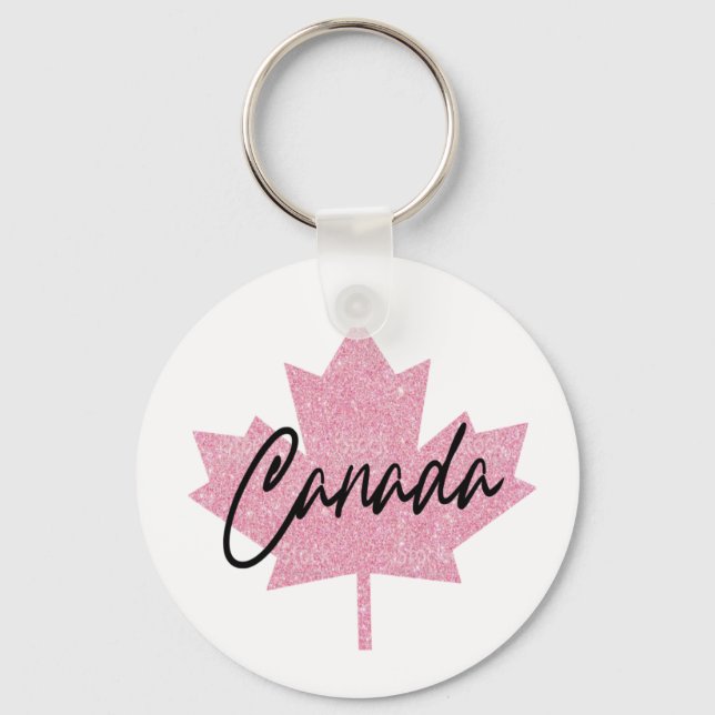 Chaveiro Canadá  Folha de bordo (Frente)