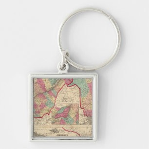 Chaveiro Canadá Inferior e Novo Brunswick Upper Canada