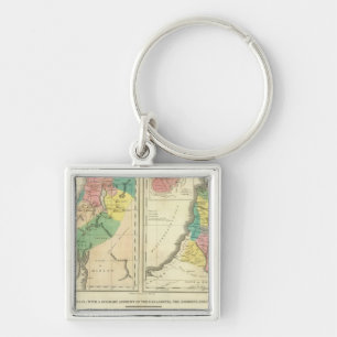 Chaveiro Canadá - Mapa do Atlas de Israel
