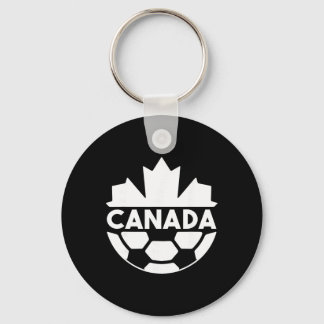 Chaveiro Canada Soccer Team Sports Flag Mapple Leaf Men Wom