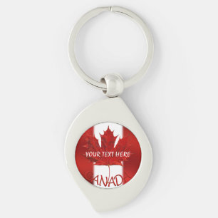 Chaveiro Canada Souvenir Key Chains Custom Canada Flag Gift