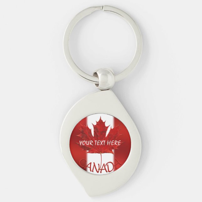Chaveiro Canada Souvenir Key Chains Custom Canada Flag Gift (Frente)