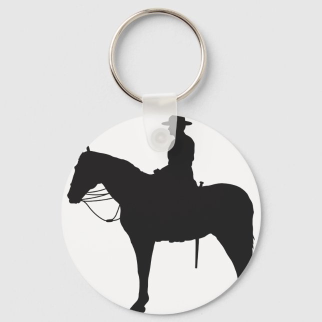 Chaveiro Canadiano Mountie Silhouette (Frente)