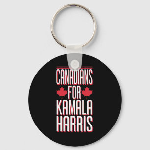 Chaveiro Canadianos Para Kamala Harris Pro America Election