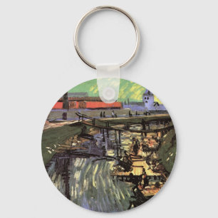 Chaveiro Canal com Mulheres Lavando por Vincent van Gogh