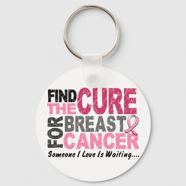 Chaveiro Cancer BREAST Encontre A Cura 1 (Frente)