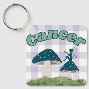Chaveiro Cancer Cottagecore Aestésico Fada Cogumelo Design