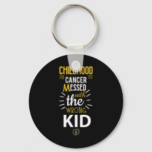 Chaveiro Cancer da infância mexido com a consciência do gar
