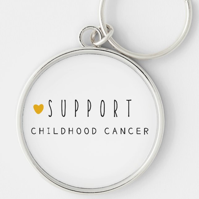 Chaveiro cancer de apoio à infância (Frente)