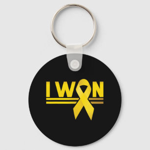 Chaveiro Cancer de infância eu ganhei fita