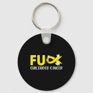 Chaveiro Cancer de infância eu Visto Dourado para Cancer Aw
