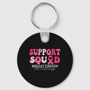 Chaveiro Cancer de Mama de Suporte ao Guerreiro de Cancer M
