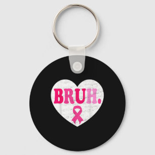 Chaveiro Cancer de Mama na Praça de Suporte do Coração Brut