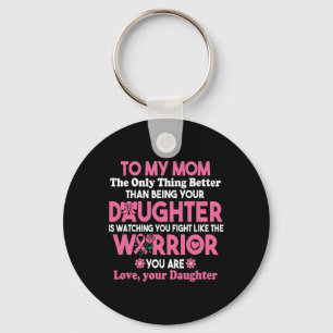 Chaveiro Cancer De Mama Para A Minha Mãe Ver-Te A Lutar Com