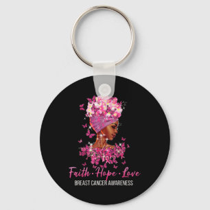 Chaveiro Cancer de mama Sensibilização fé esperança amor bo