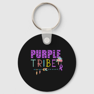 Chaveiro Câncer de pâncreas Purple Tribe Awarties Wa