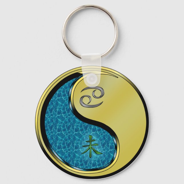 Chaveiro Cancer e metal (Frente)