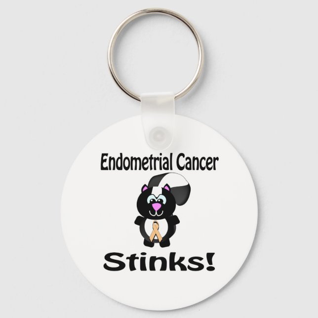 Chaveiro Cancer Endometrial Cheira a Design de Consciencial (Frente)