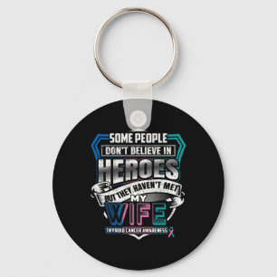 Chaveiro Cancer Guerreiro, Visto Teal Rosa Azul Para Minha