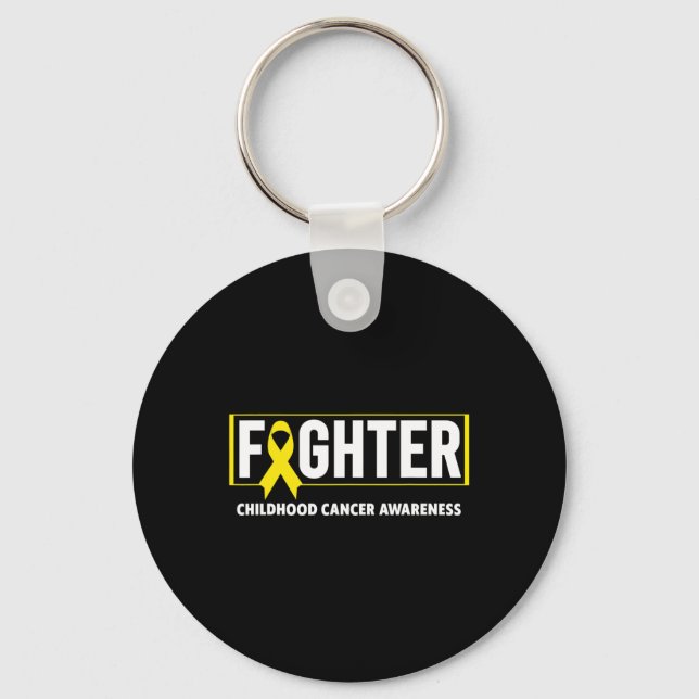 Chaveiro Cancer infantil - Combatendo o Cancer infantil com (Frente)